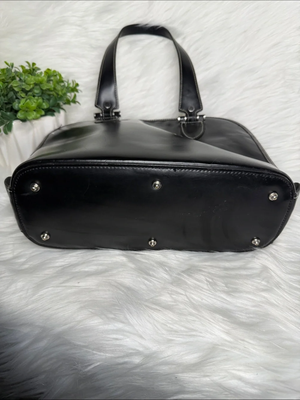 vintage Dooney & Bourke Toiny domed satchel handbag - Picture 6 of 10